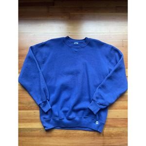 Vintage Russell Kanye Pullover Blank Crewneck Mens Size Large